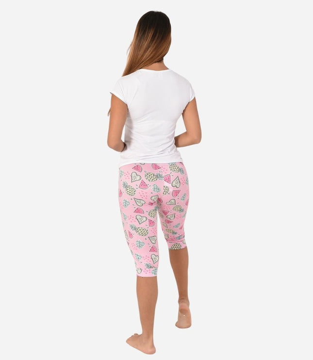 Pijama De Dama Blusa + Capri Ref. 51433-001
