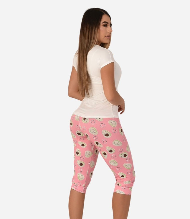Pijama De Dama Blusa + Capri Ref. 51433-002