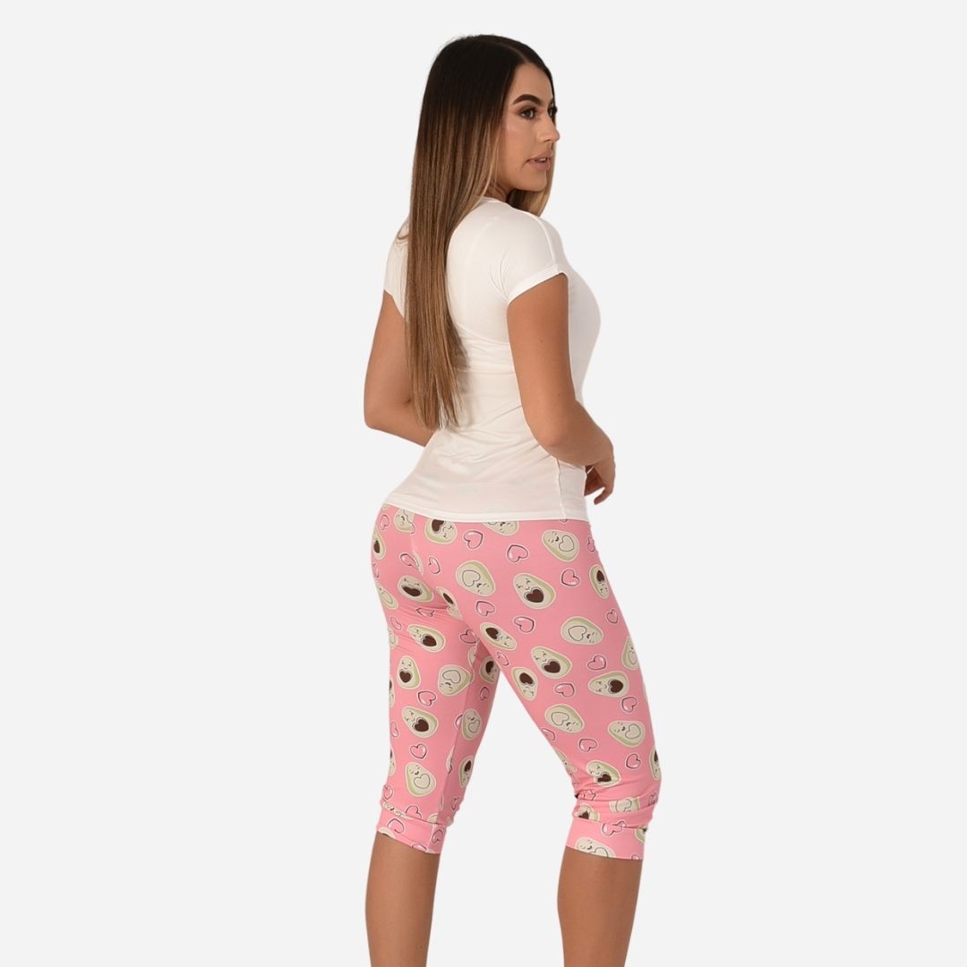 Pijama De Dama Blusa + Capri Ref. 51433-002
