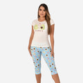 Pijama De Dama Blusa + Capri Ref. 51433-002