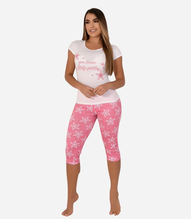 Pijama de Dama Blusa + Capri Ref. 51433-003