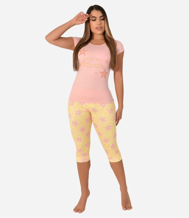 Pijama de Dama Blusa + Capri Ref. 51433-003