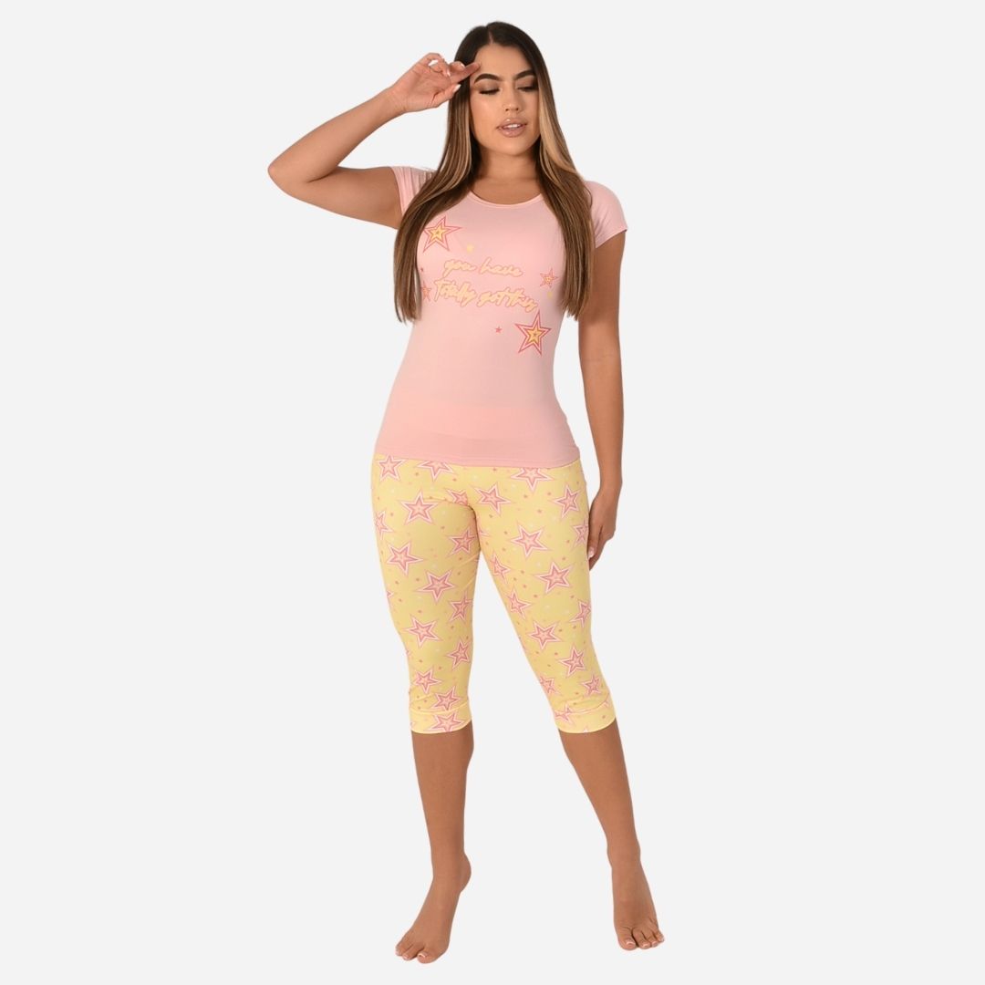 Pijama de Dama Blusa + Capri Ref. 51433-003