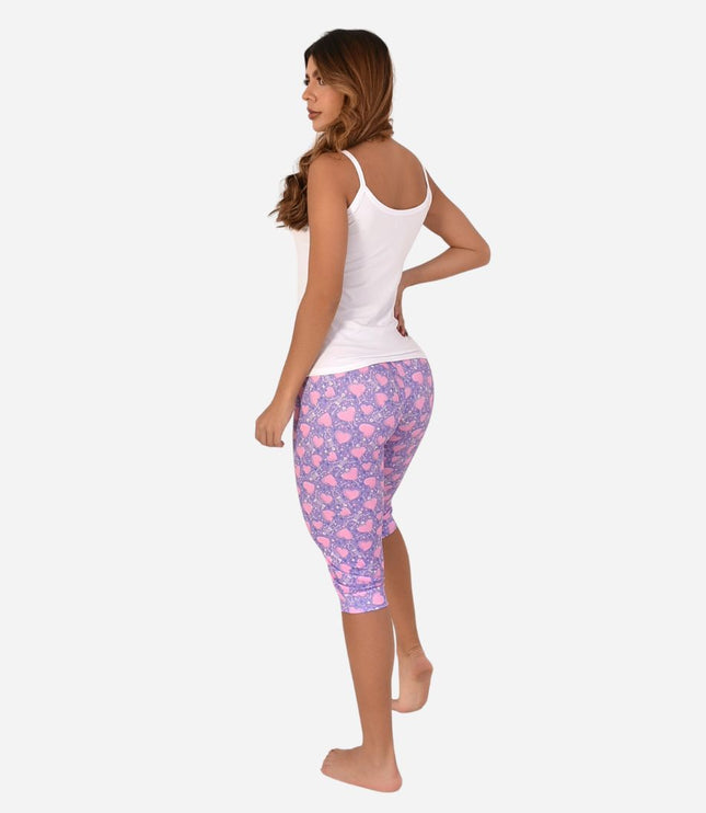 Pijama de Dama Blusa + Capri Ref. 51434-001