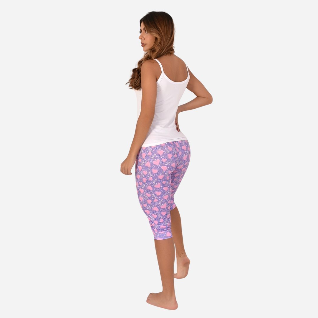Pijama de Dama Blusa + Capri Ref. 51434-001