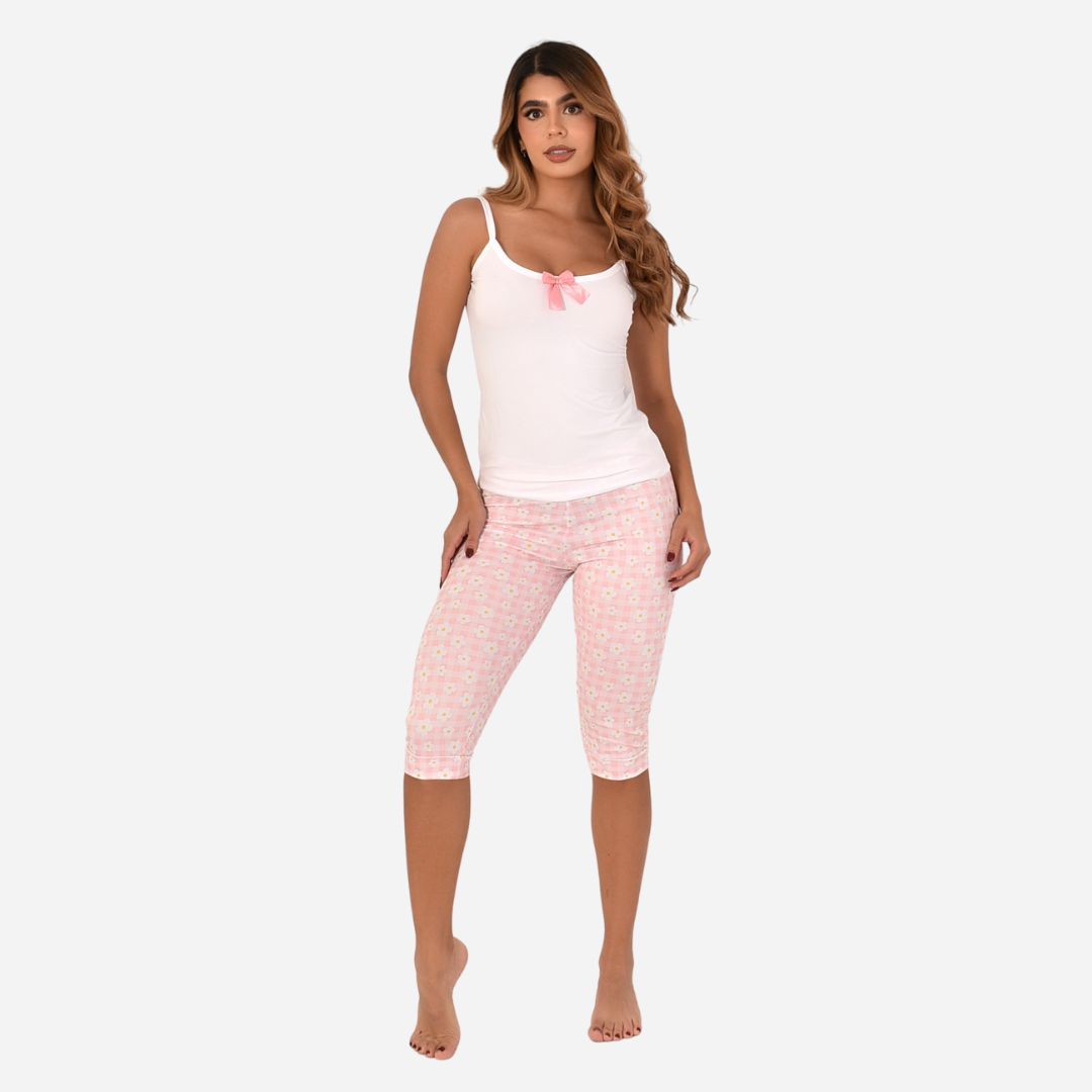 Pijama de Dama Blusa + Short Ref. 51434-004