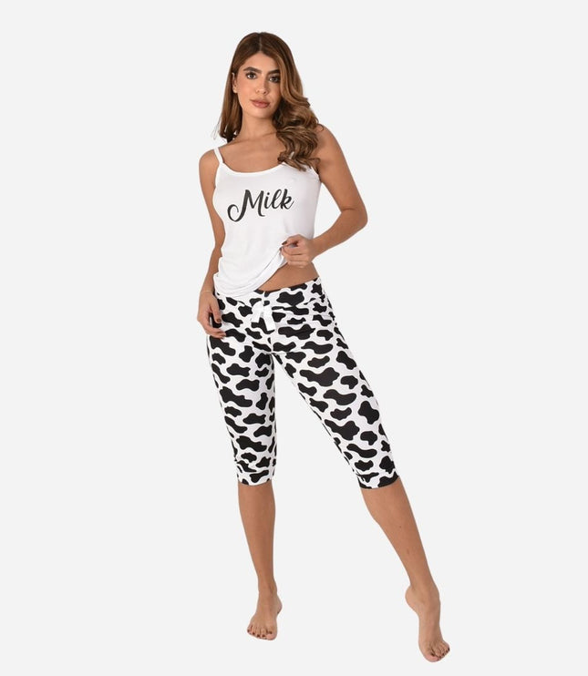 Pijama de Dama Blusa + Capri Ref. 51434-009