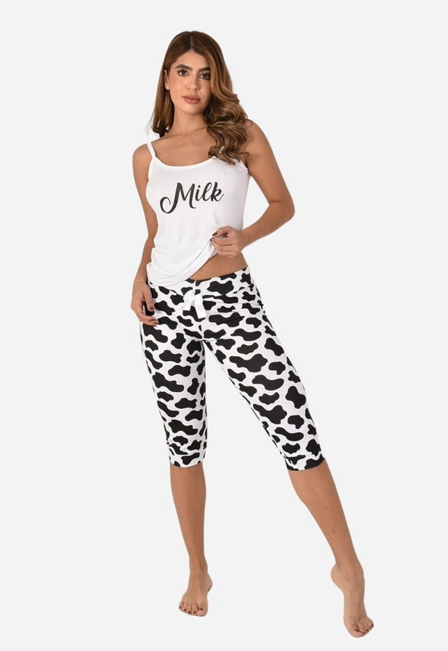Pijama de Dama Blusa + Capri Ref. 51434-009