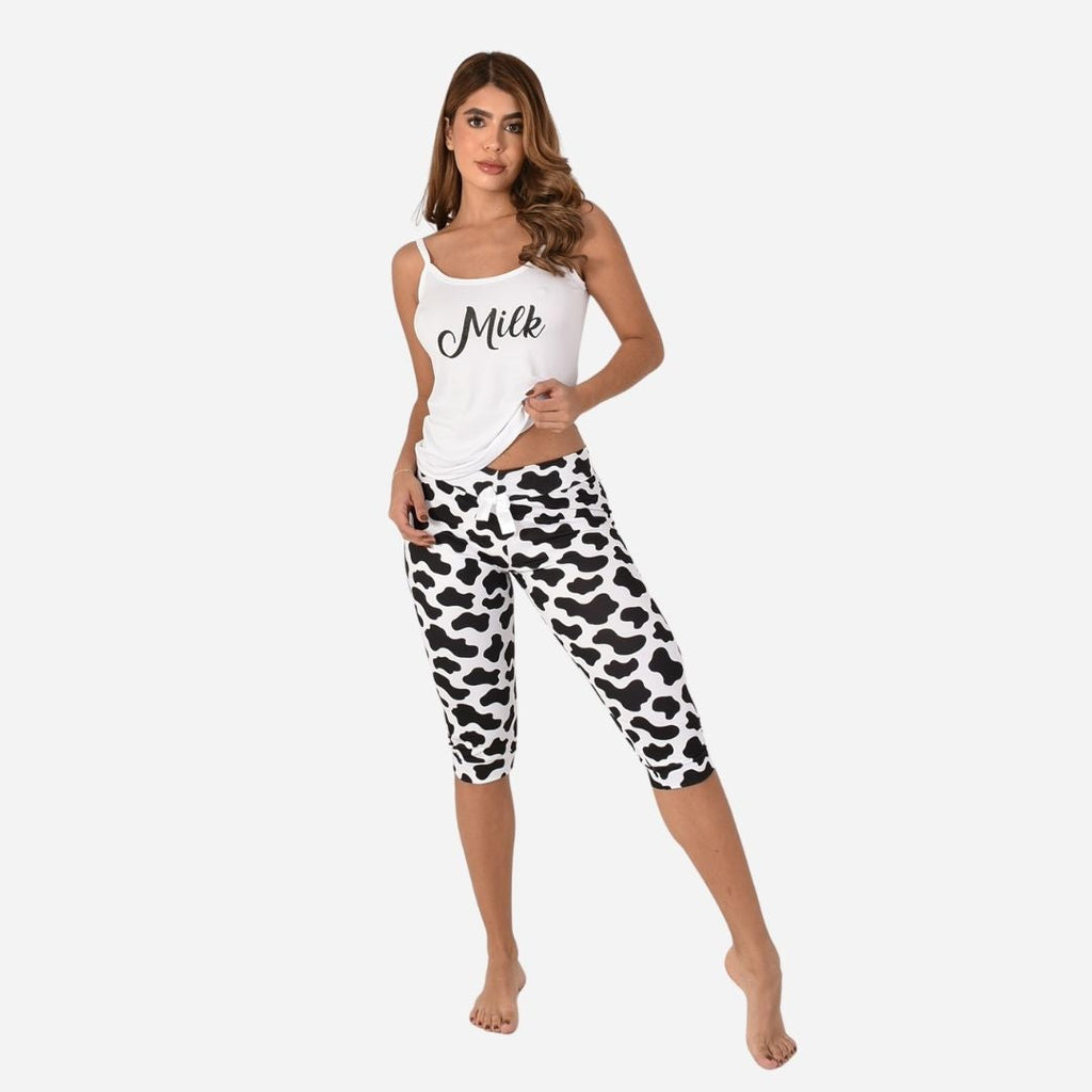Pijama de Dama Blusa + Capri Ref. 51434-009