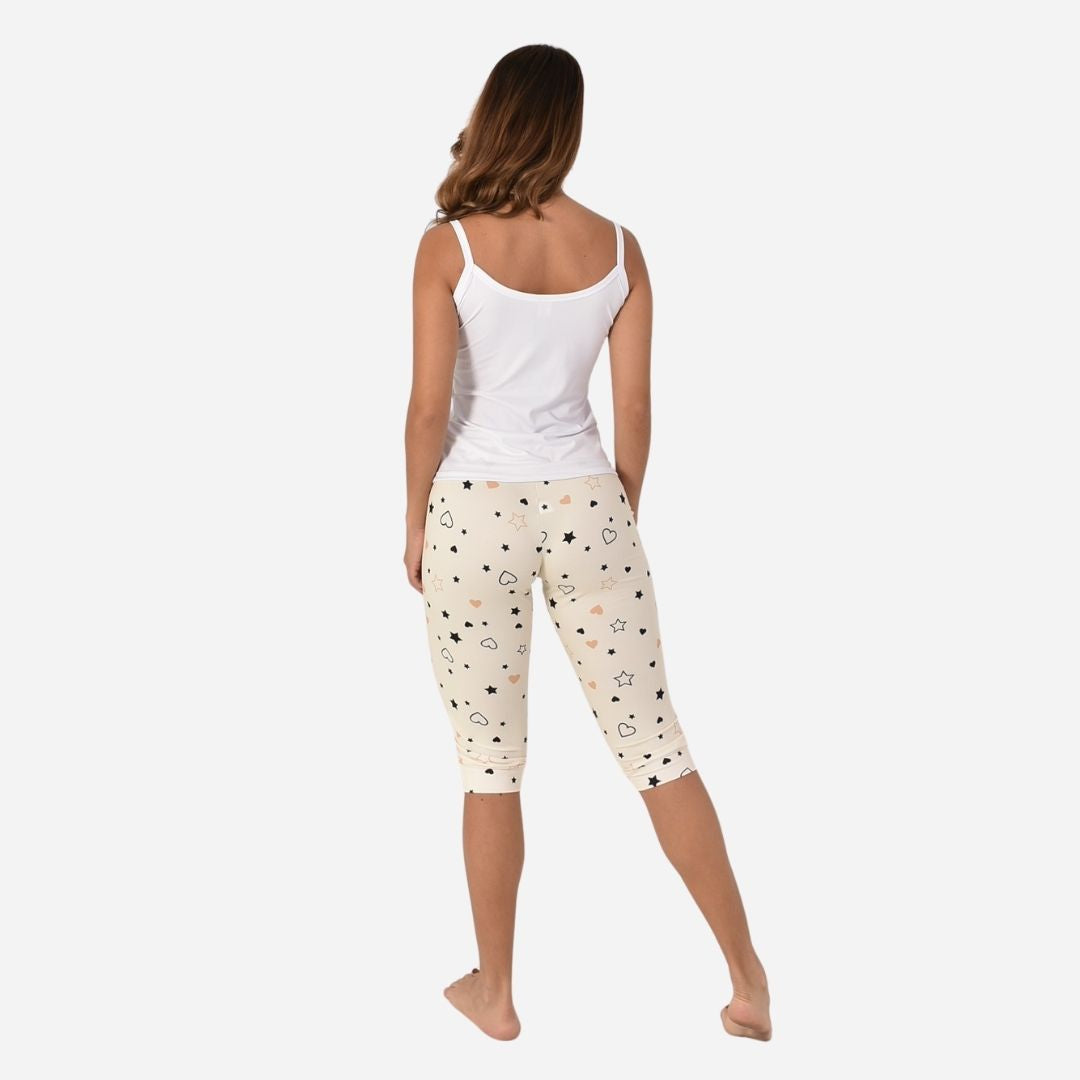 Pijama de Dama Blusa + Capri Ref. 51434-012