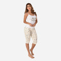 Pijama de Dama Blusa + Capri Ref. 51434-012