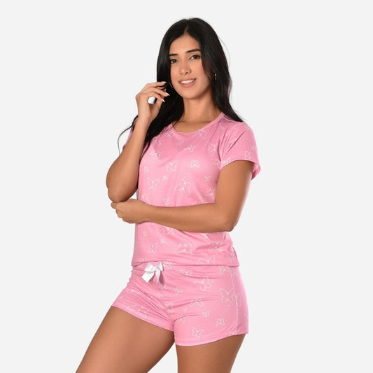 Pijama de Dama Blusa + Short Ref. 51451-028