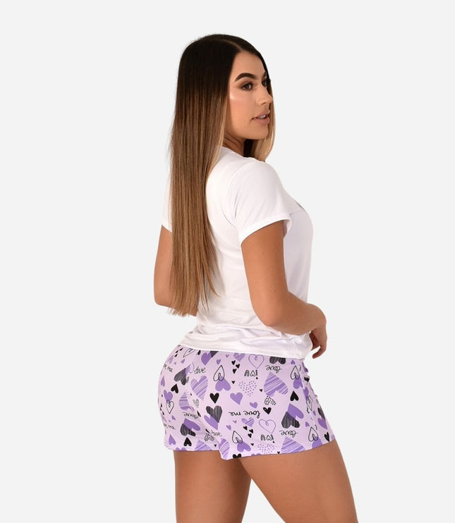Pijama de Dama Blusa + short Ref. 51451-038
