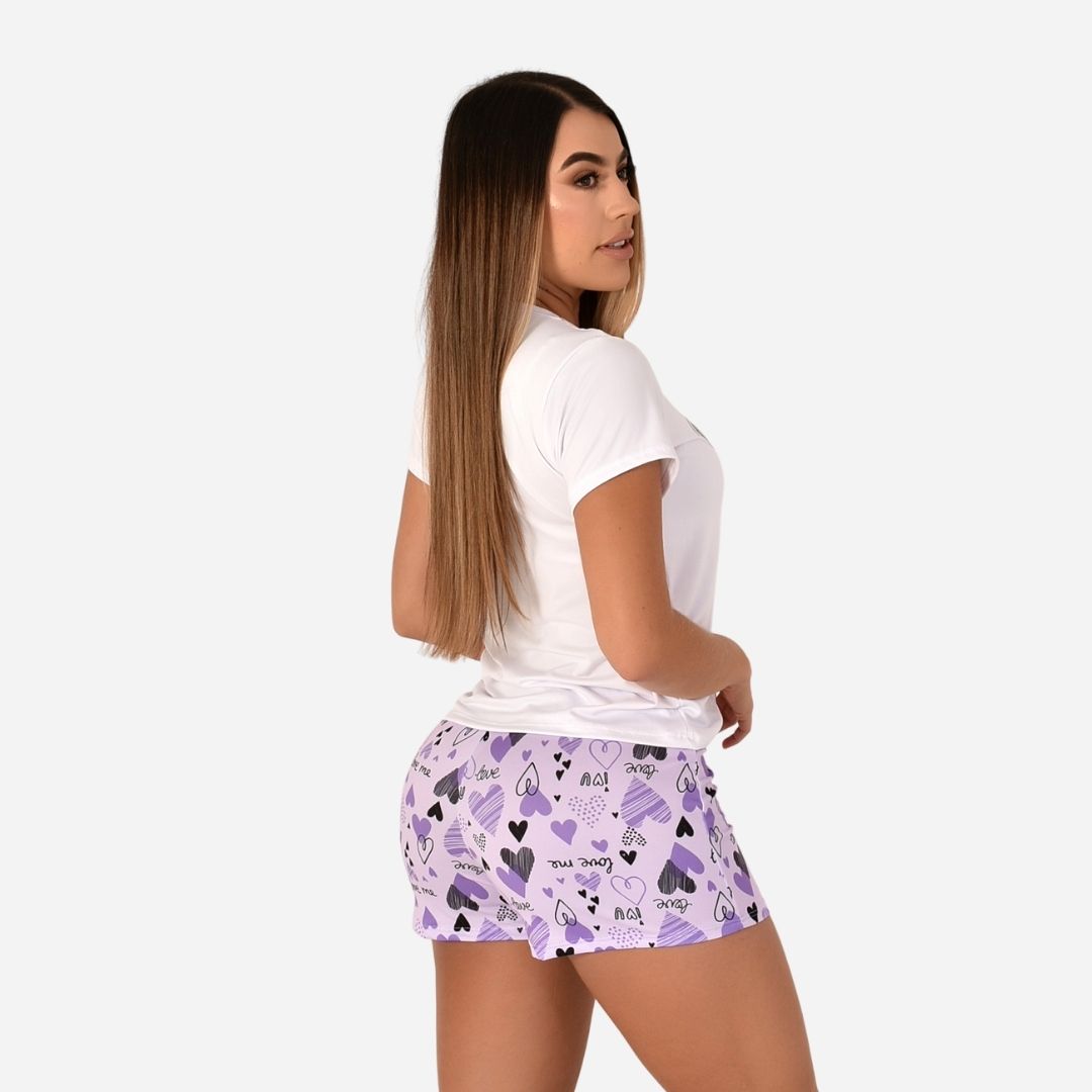 Pijama de Dama Blusa + short Ref. 51451-038