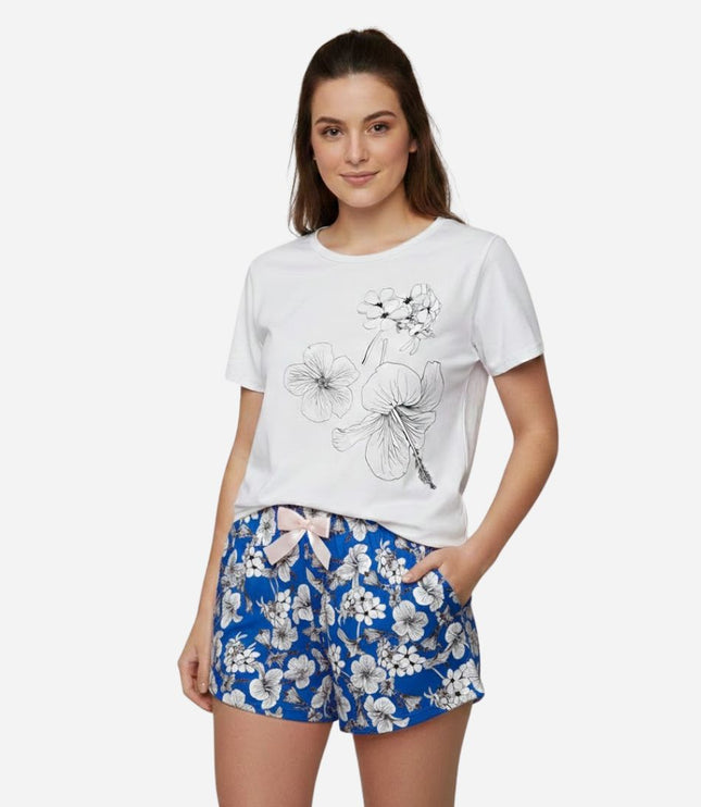 Pijama de Dama Blusa + Short Ref. 51451-047