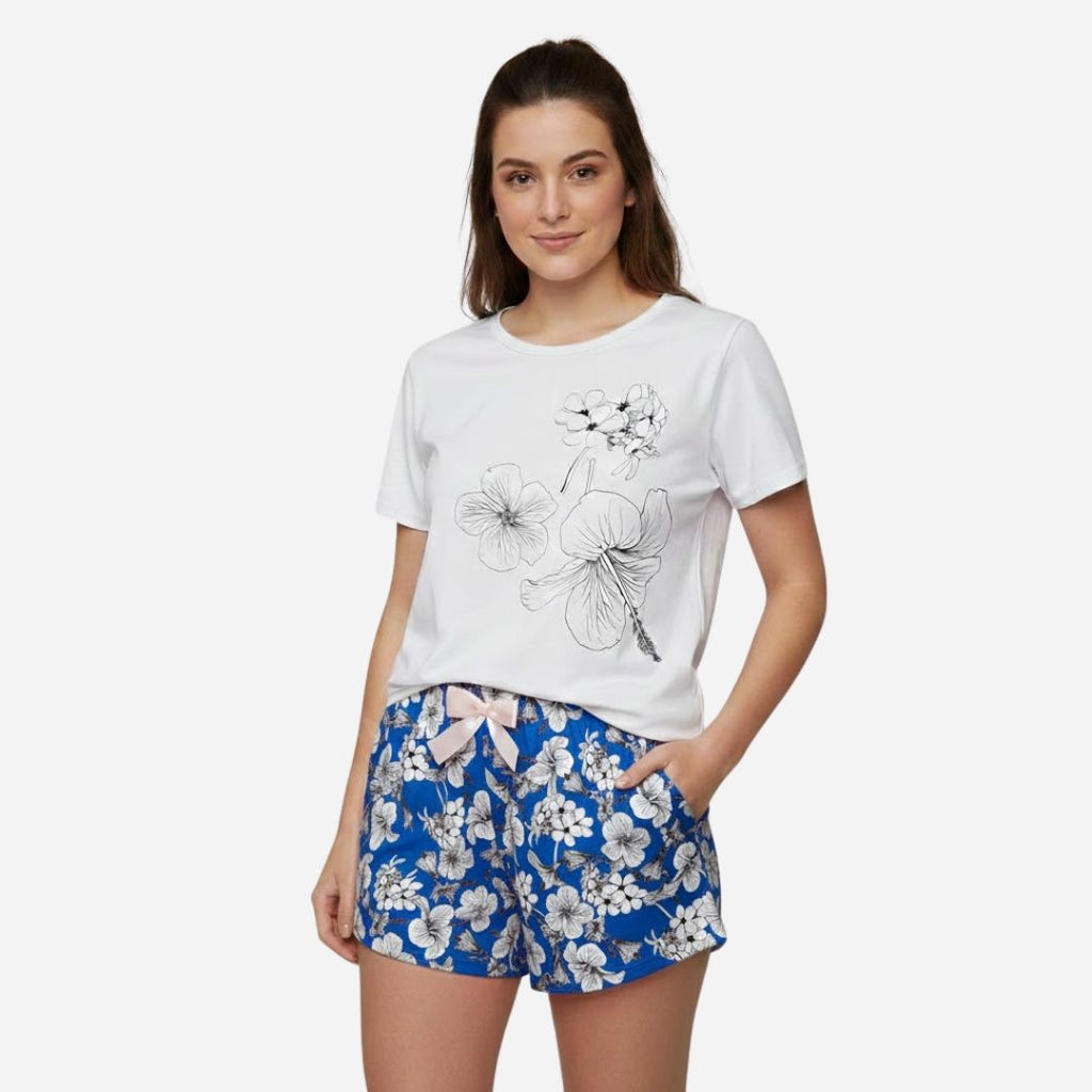 Pijama de Dama Blusa + Short Ref. 51451-047