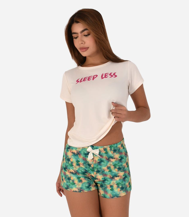 Pijama de Dama Blusa + Short Ref. 51451-050