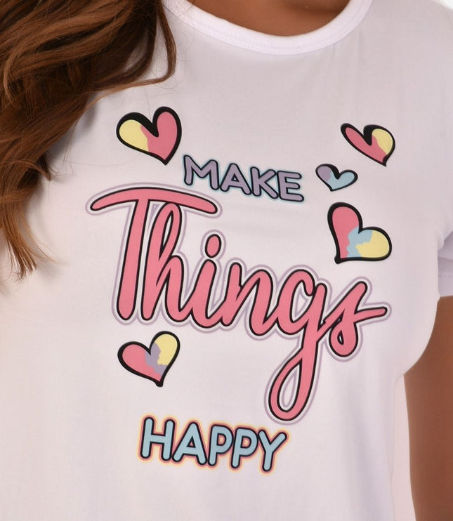 Pijama de Dama Blusa + Short Ref. 51451-051