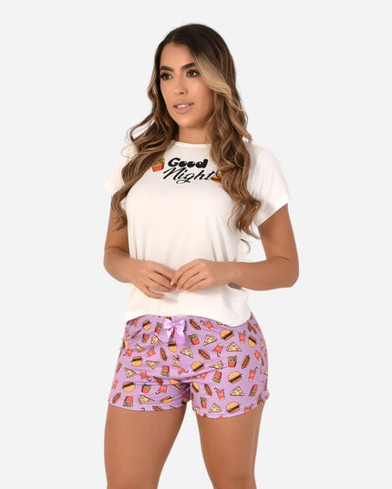 Pijama de Dama Blusa + Short Ref. 51451-055