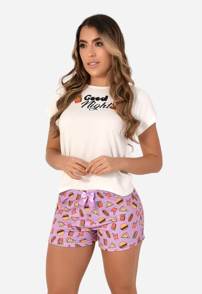 Pijama de Dama Blusa + Short Ref. 51451-055