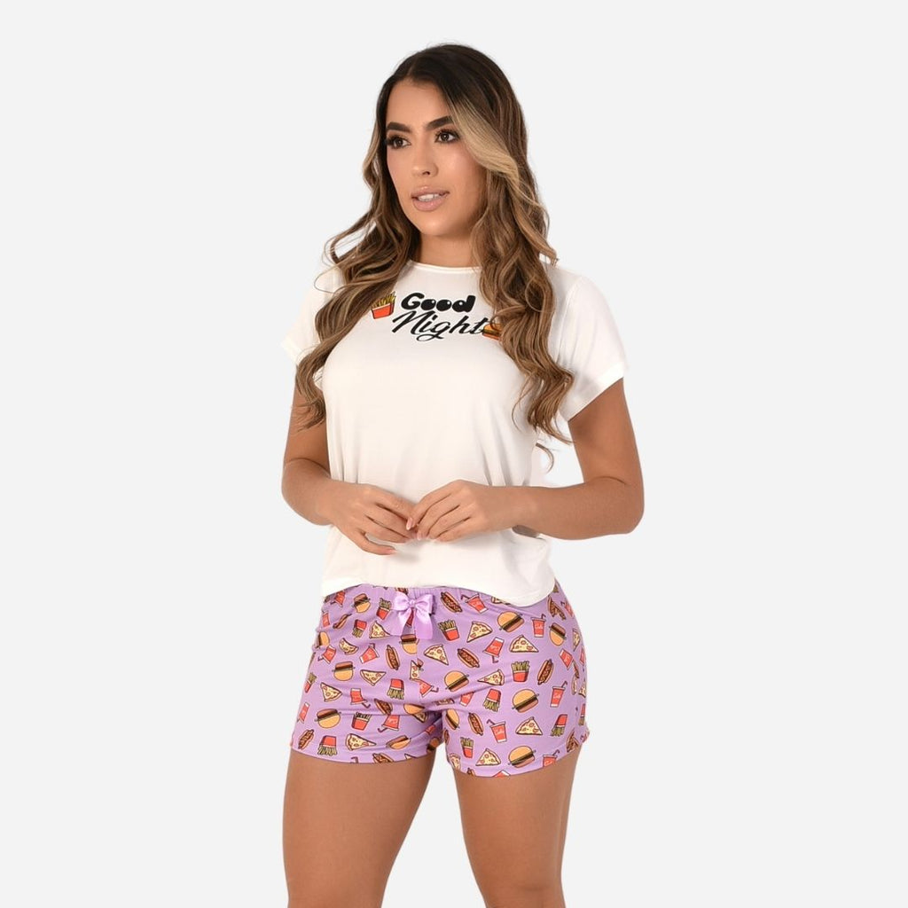 Pijama de Dama Blusa + Short Ref. 51451-055
