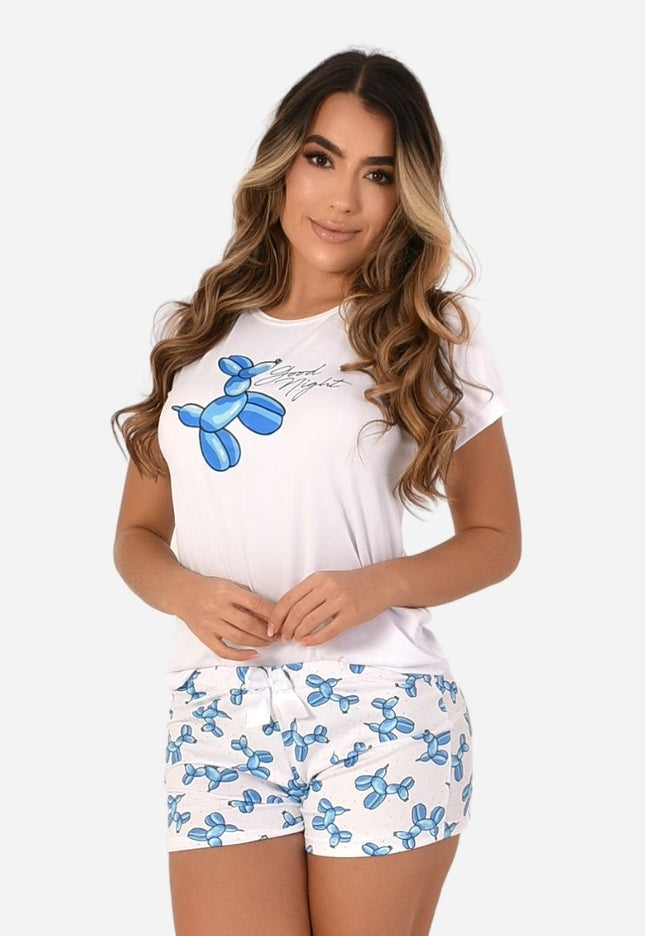 Pijama de Dama Blusa + Short Ref. 51451-056