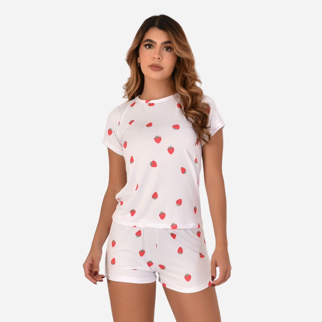 Pijama de Dama Blusa + Short Ref. 51451-060