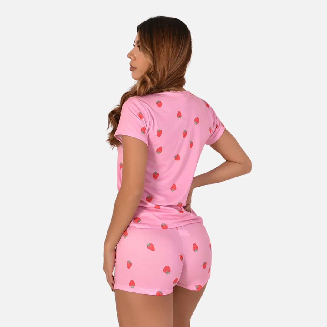 Pijama de Dama Blusa + Short Ref. 51451-060