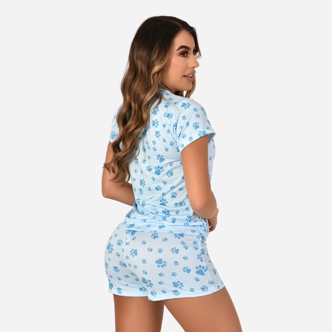 Pijama de Dama Blusa + Short Ref. 51451-061
