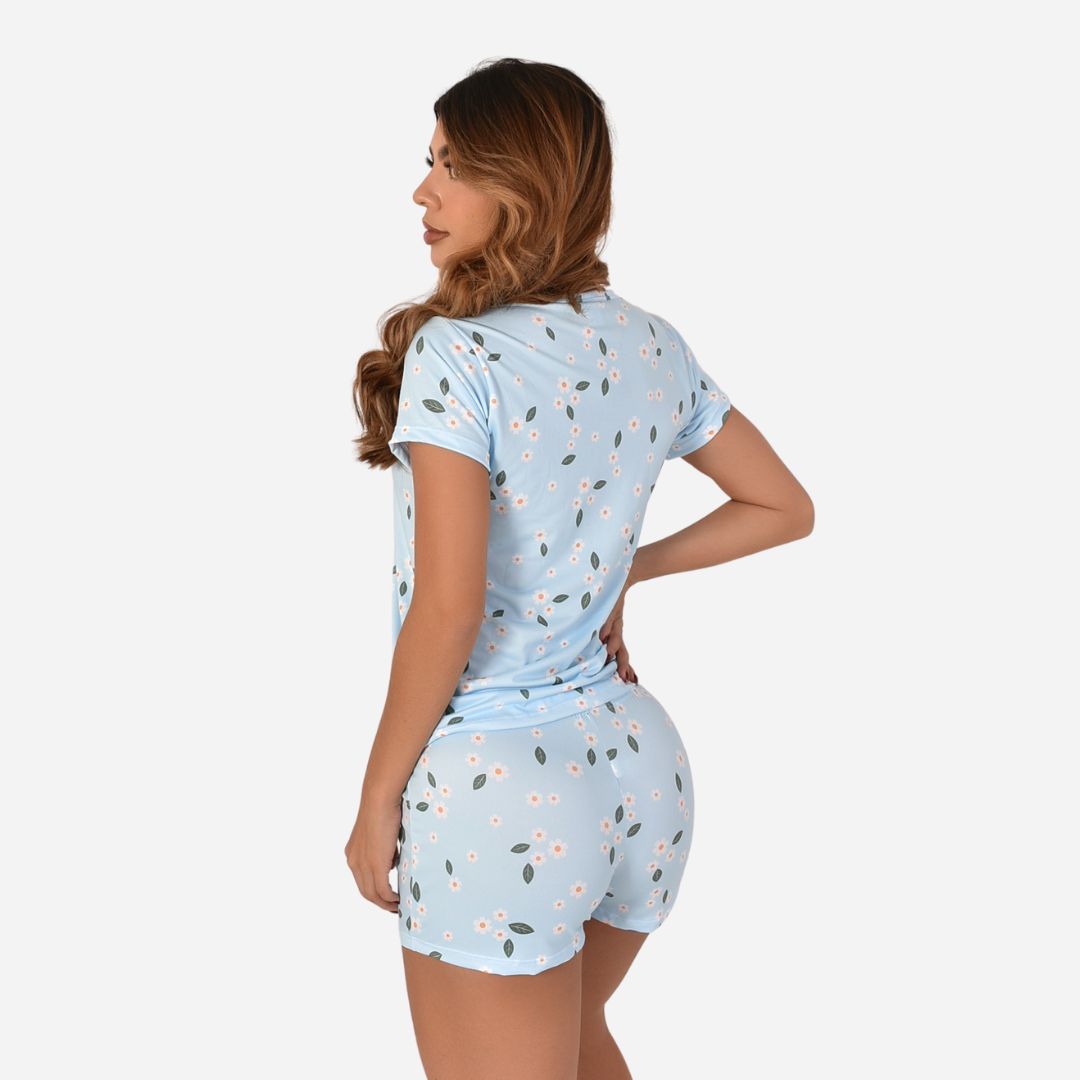 Pijama de Dama Blusa + Short Ref. 51451-062