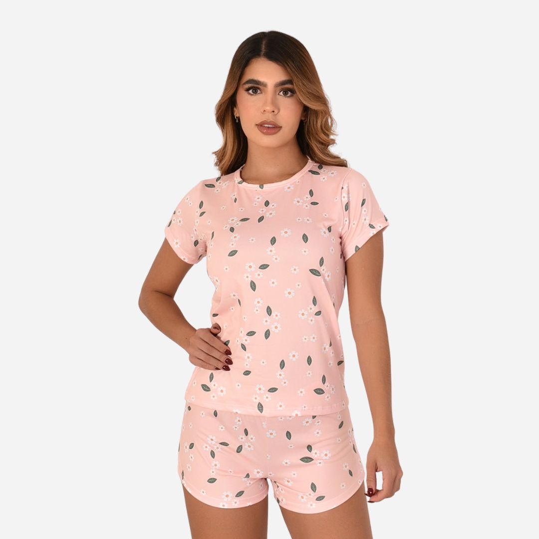 Pijama de Dama Blusa + Short Ref. 51451-062
