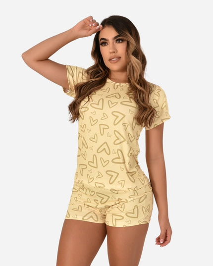 Pijama de Dama Blusa + Short Ref. 51451-063