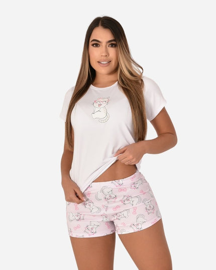 Pijama De Dama Blusa + Short Ref. 51451-067