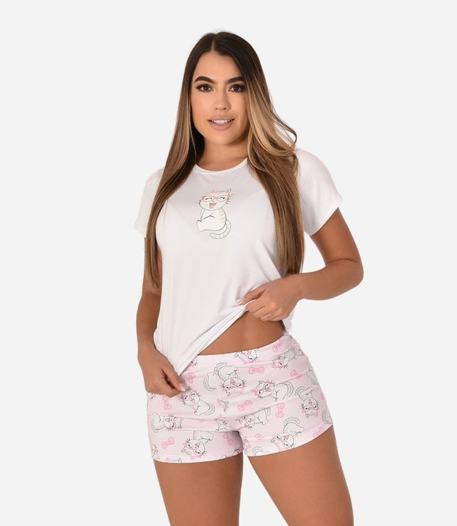 Pijama De Dama Blusa + Short Ref. 51451-067
