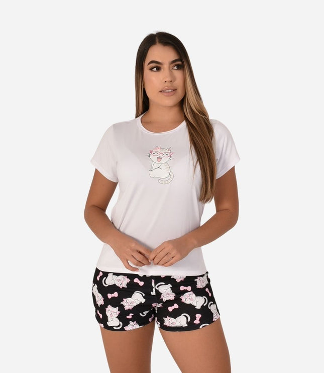 Pijama De Dama Blusa + Short Ref. 51451-067