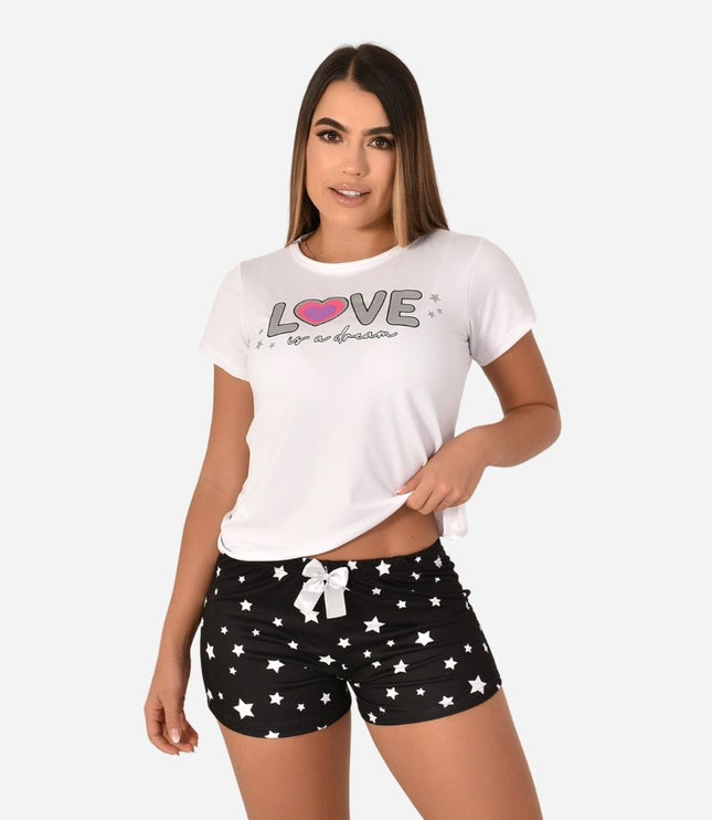 Pijama De Dama Blusa + Short Ref. 51451-070