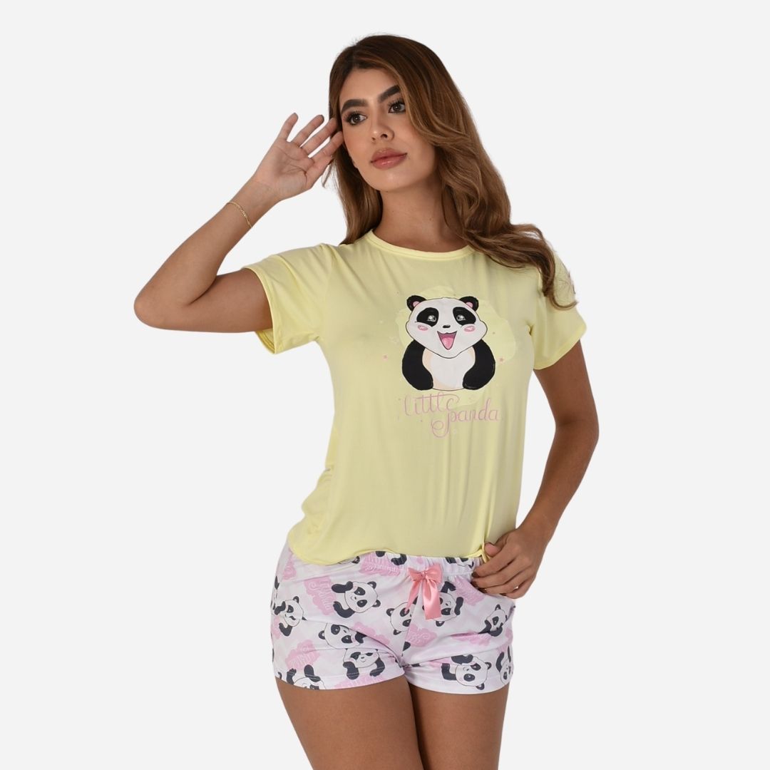 Pijama De Dama Blusa + Short Ref. 51451-073