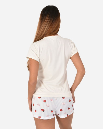 Pijama de Dama Blusa + Short Ref. 51451-074