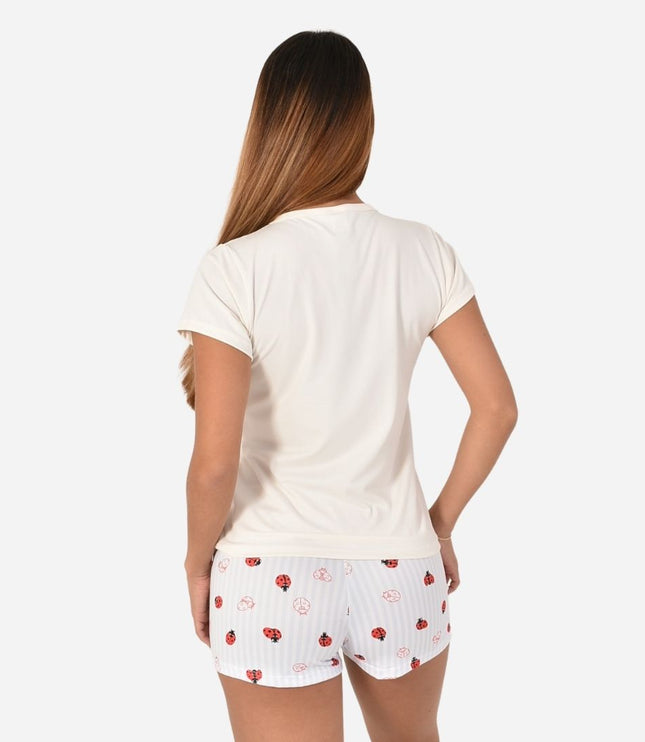 Pijama de Dama Blusa + Short Ref. 51451-074