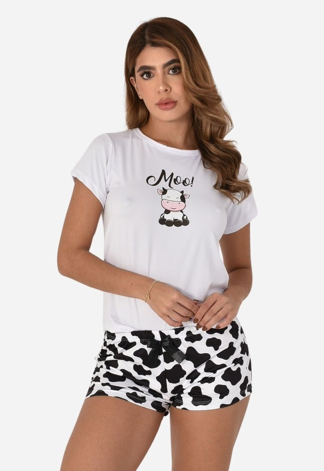 Pijama De Dama Blusa + Short Ref. 51451-077