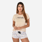 Pijama de Dama Blusa + Short Ref. 51451-078