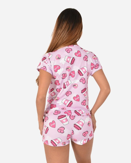 Pijama de Dama Blusa + Short Ref. 51451-080
