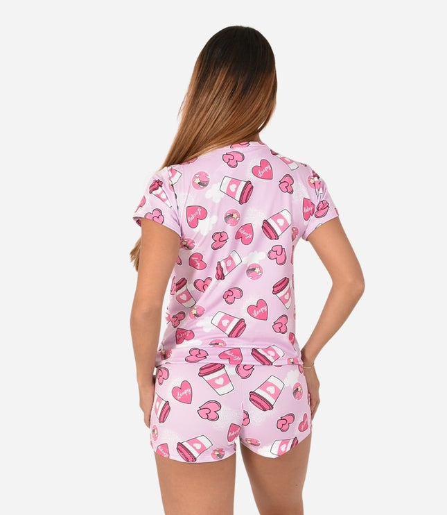 Pijama de Dama Blusa + Short Ref. 51451-080