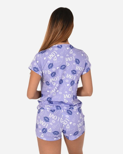 Pijama De Dama Blusa + Short Ref. 51451-082