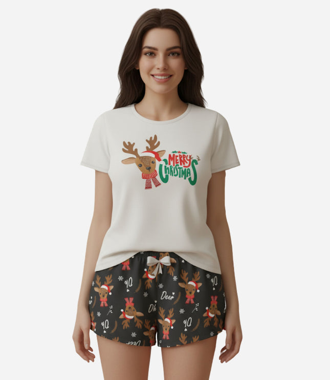 Pijama De Dama Camiseta + Short Ref. 51451-085