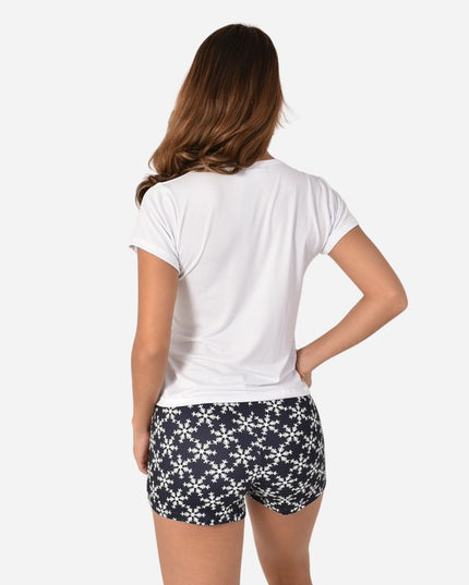 Pijama De Dama Navideña Camiseta + Short Ref. 51451-086