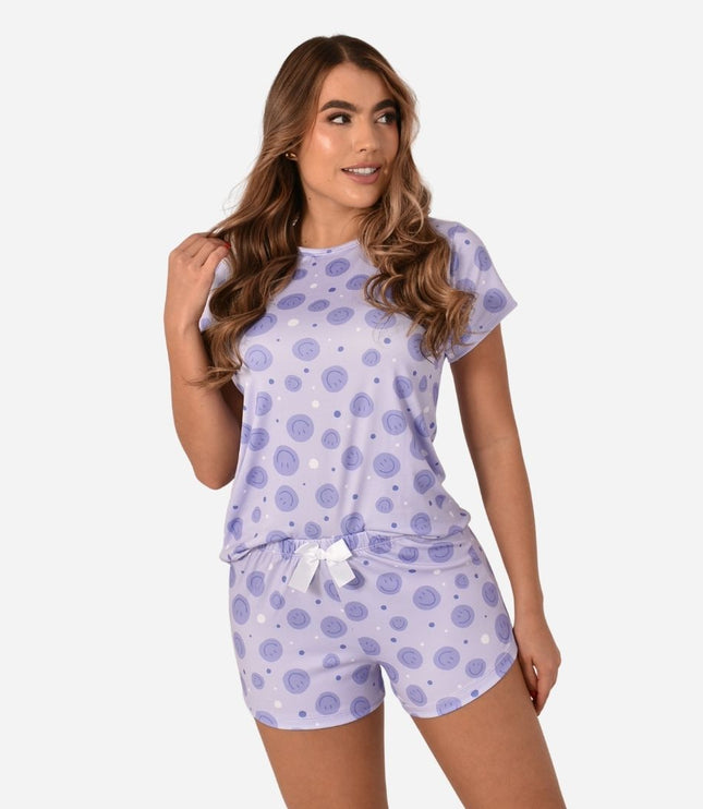 Pijama de Dama Blusa + Short Ref. 51451-090