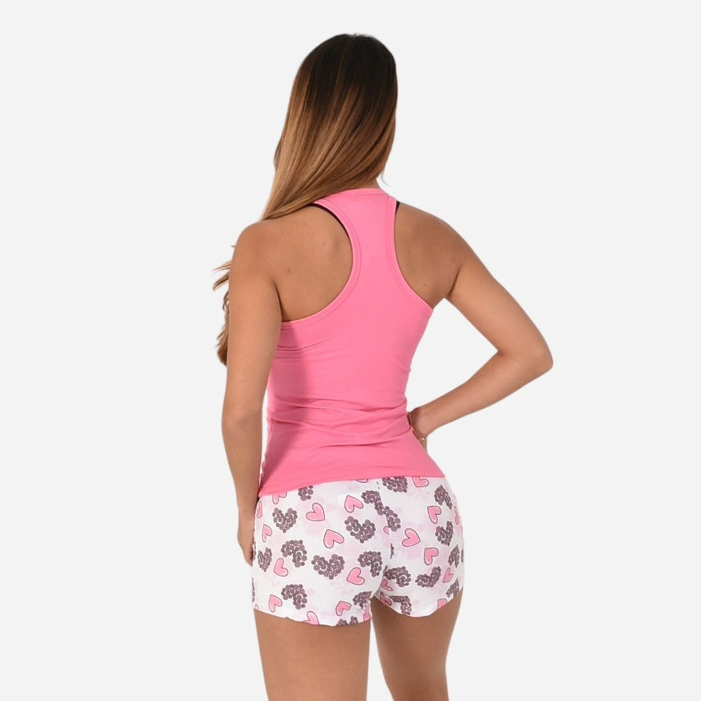Pijama de Dama Blusa + Short Ref. 51452-007