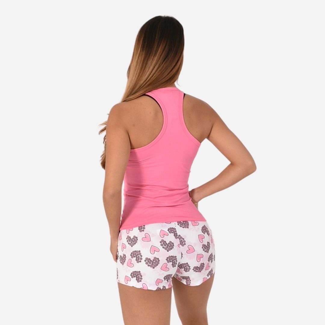 Pijama de Dama Blusa + Short Ref. 51452-007