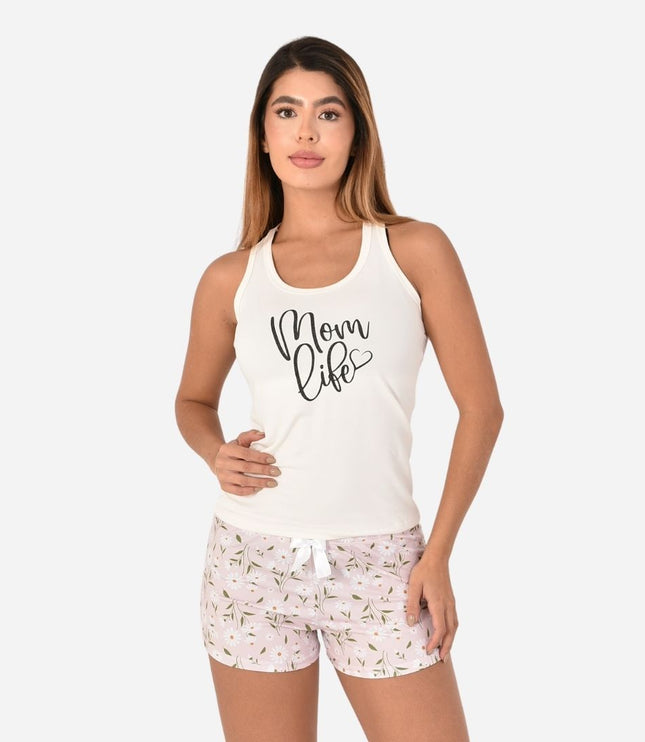 Pijama de Dama Blusa + Short Ref. 51452-008